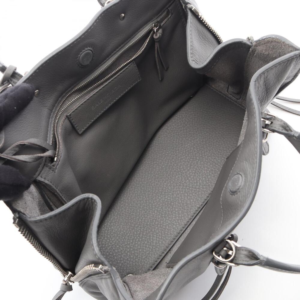 Balenciaga PAPIER ZIP AROUND Paper Handbag Leather Gray - Picture 3 of 11